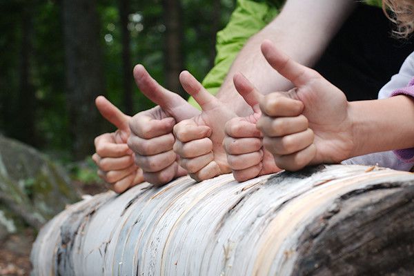 Five thumbs up! Five thumbs up!