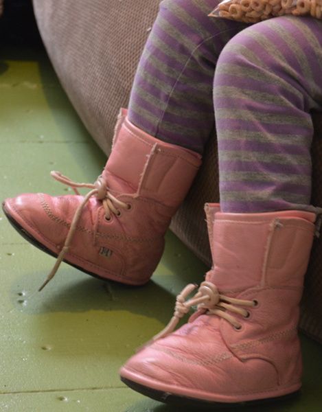 Jack and Lily - Pink Lace Boots Jack and Lily - Pink Lace Boots