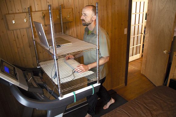 Treadmill Desk - Side View Treadmill Desk - Side View